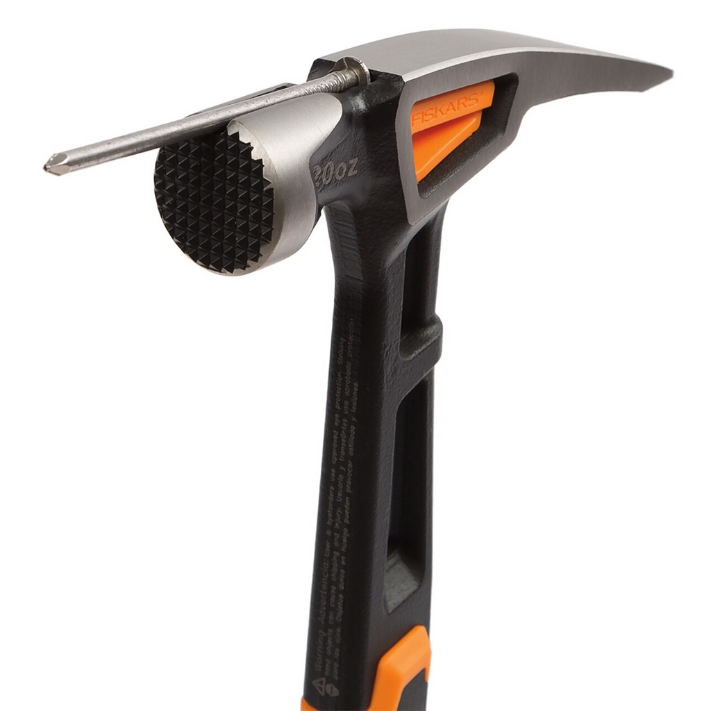 Fiskars IsoCore 22 oz Milled-Face Framing Hammer